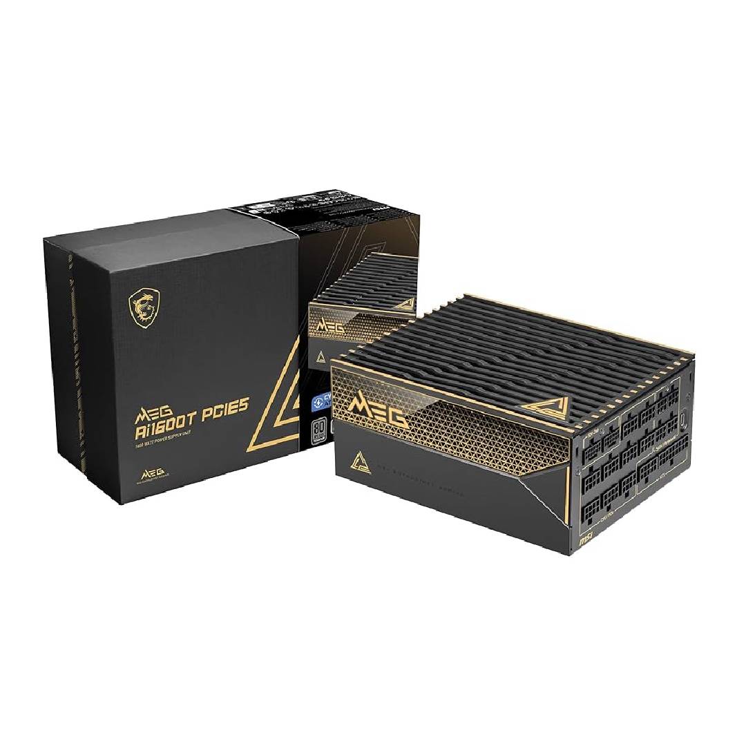 Fuente de Poder MSI MEG Ai1600T PCIE5 80+ Titanium