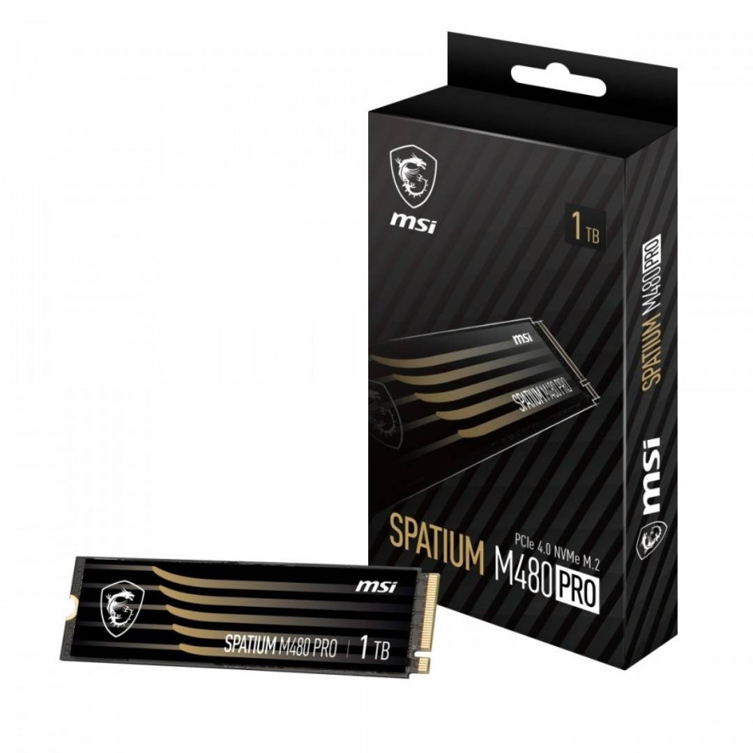 OPEN BOX Disco Duro SSD MSI SPATIUM M480 PRO PCIe 4.0 NVMe M.2 - 1 TB