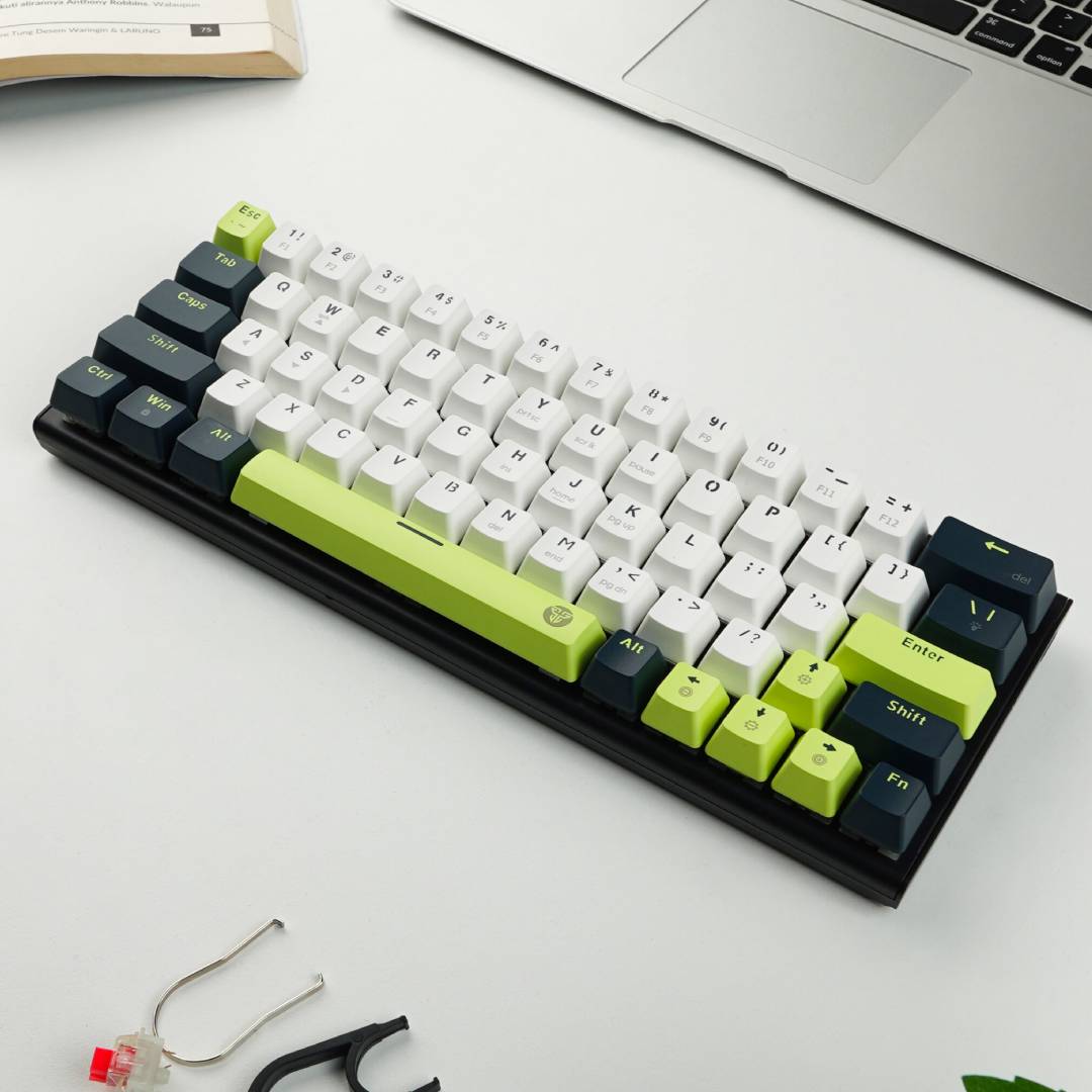 Teclado Fantech MK874V2 ATOM63 MORI White (Switch Red)