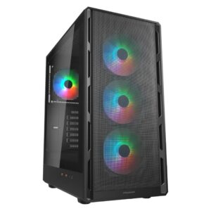 Gabinete Cougar Airface Pure RGB Negro (3 front, 1 back fan)