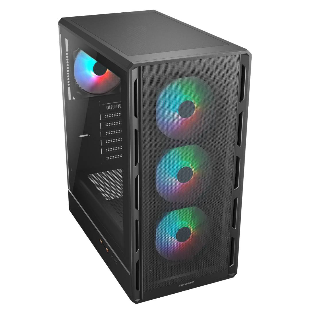 Gabinete Cougar Airface Pure RGB Negro (3 front, 1 back fan)