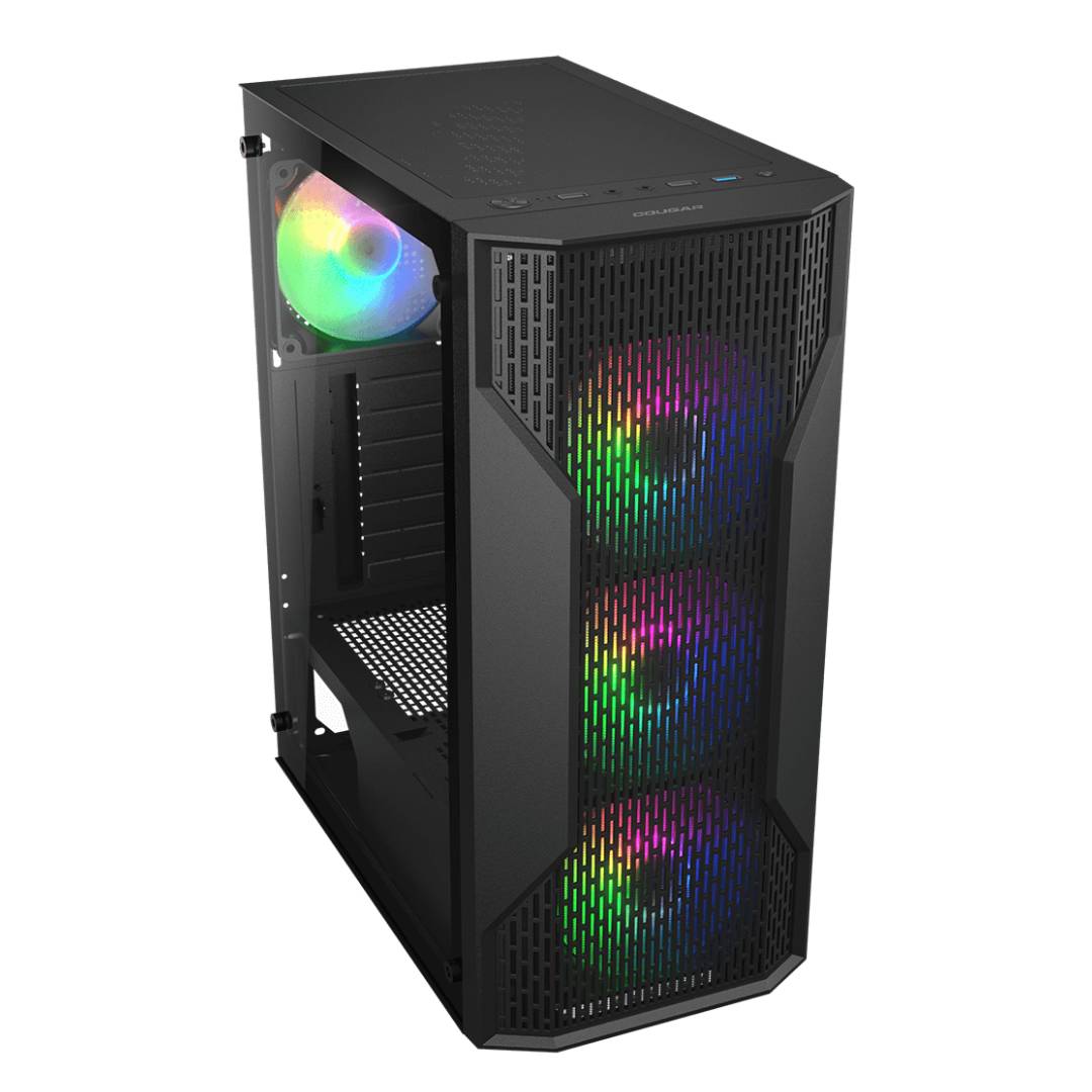 Gabinete Cougar MX110 RGB (3 front, 1 back fans)