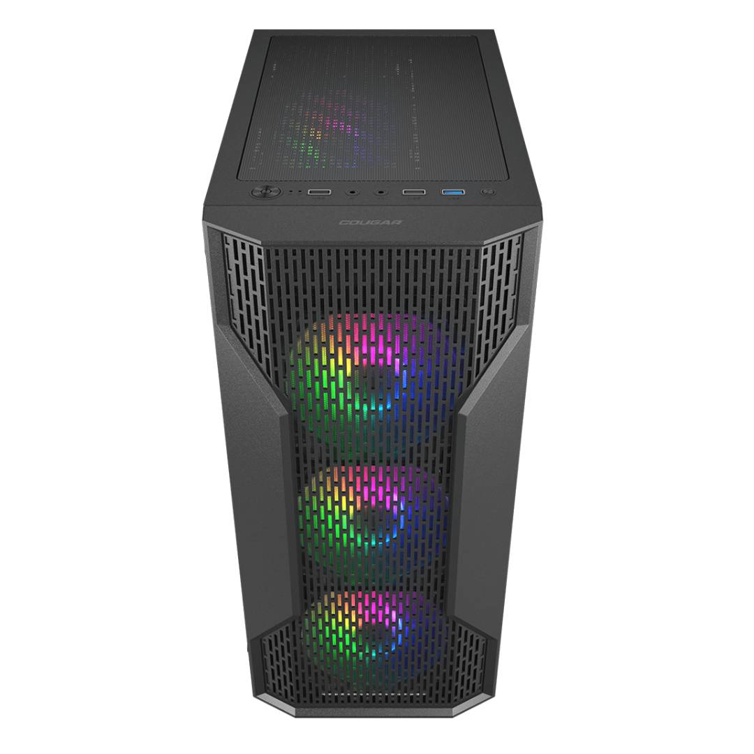 Gabinete Cougar MX110 RGB (3 front, 1 back fans)