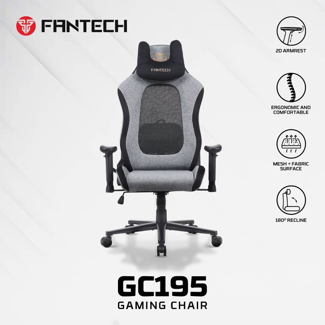 Silla Gamer Fantech GC195 Grey
