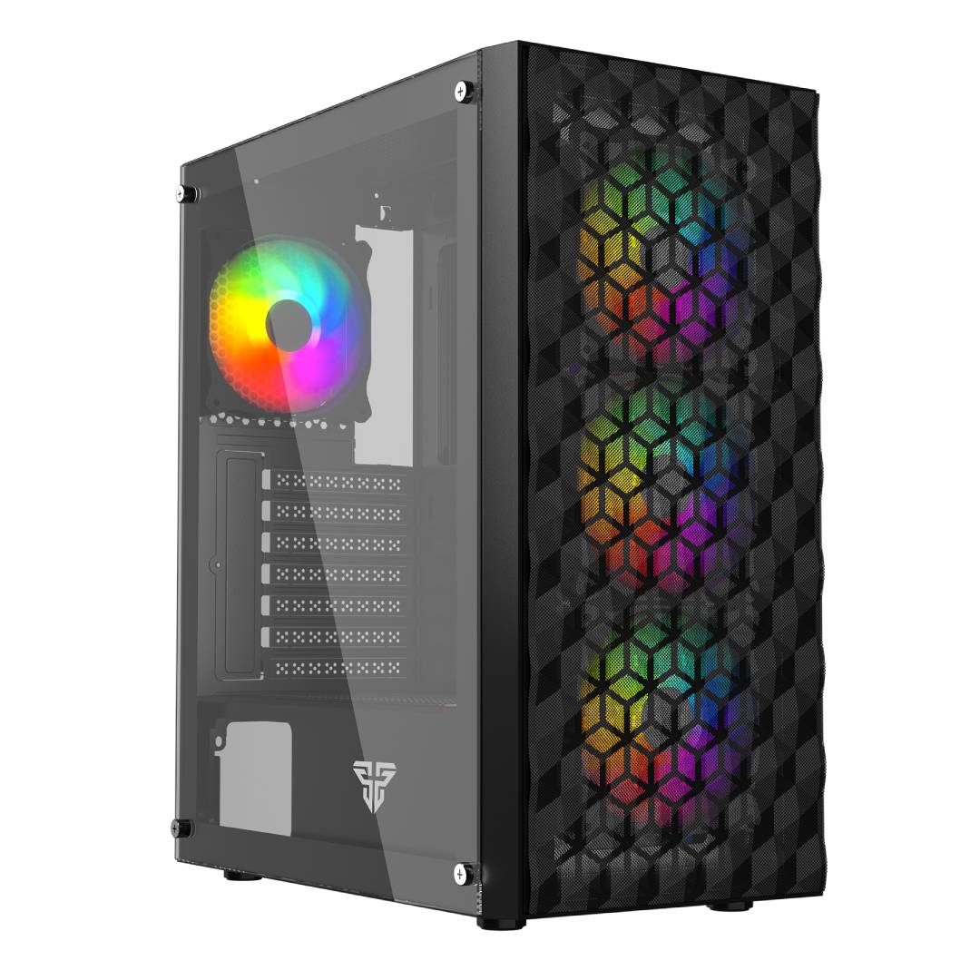 Gabinete Fantech CG83 AERO FRGB Black Edition