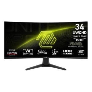 Monitor Gamer MSI MAG 346CQ 34, Curvo, 180hz, 1ms