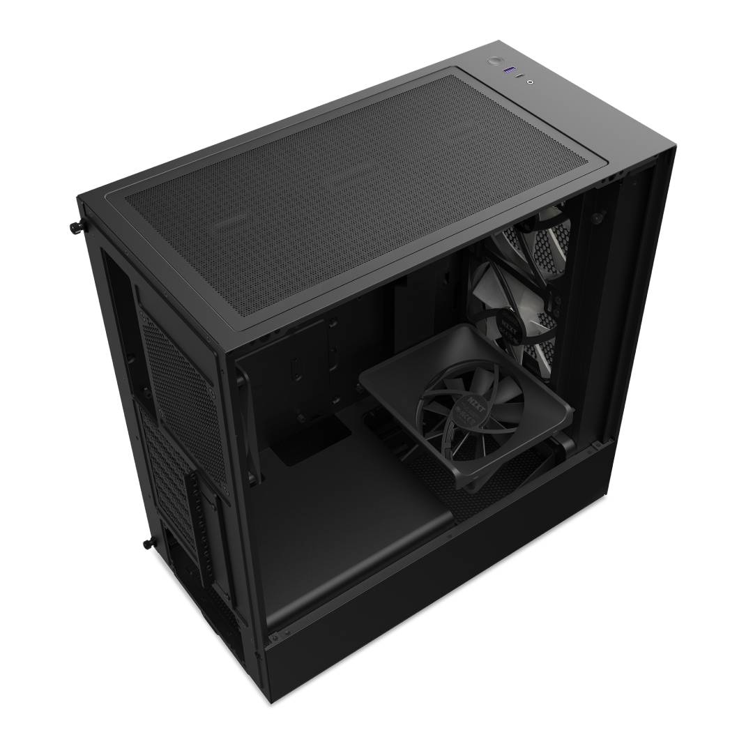 OPEN BOX Gabinete NZXT H5 Flow RGB ATX Mid Tower Negro
