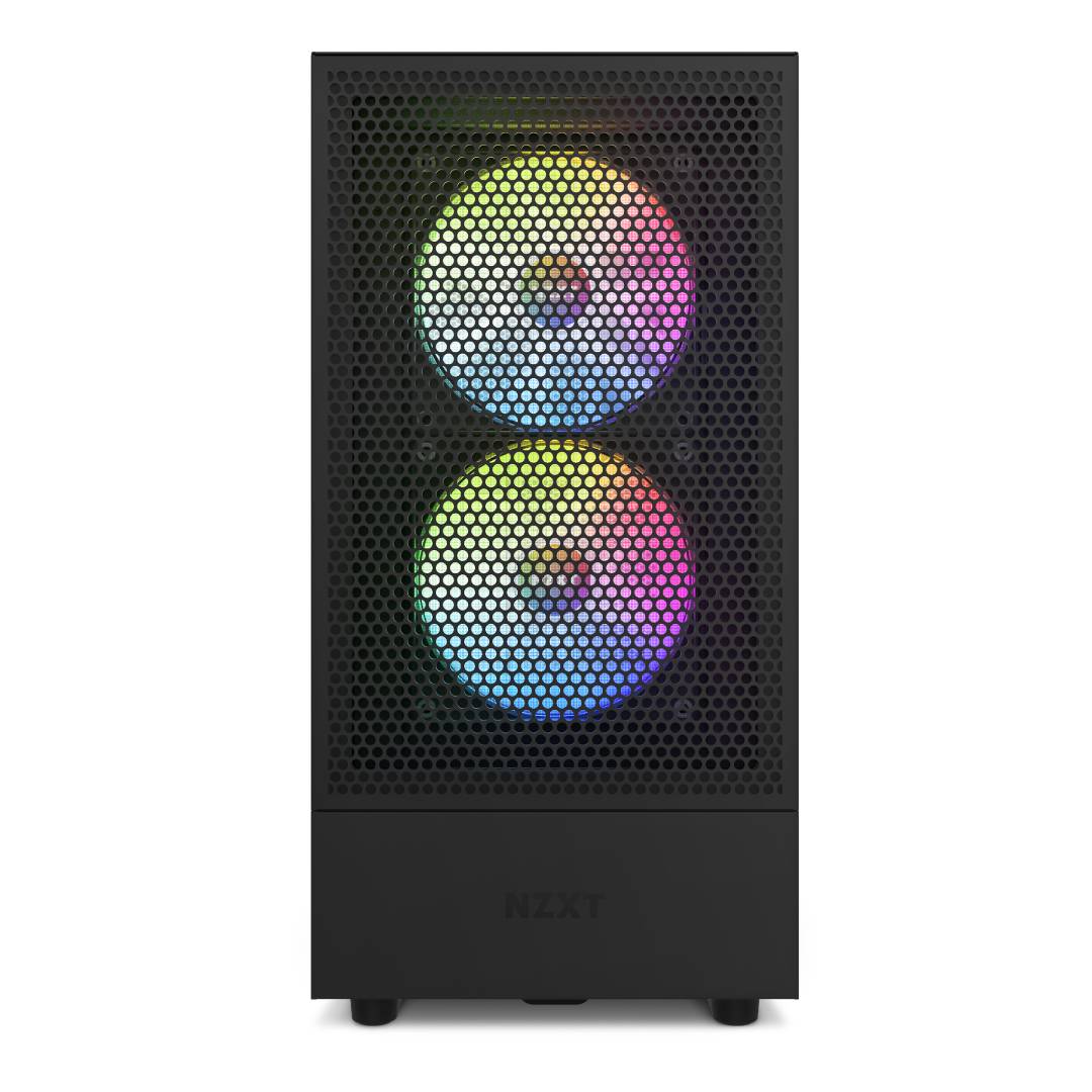 OPEN BOX Gabinete NZXT H5 Flow RGB ATX Mid Tower Negro