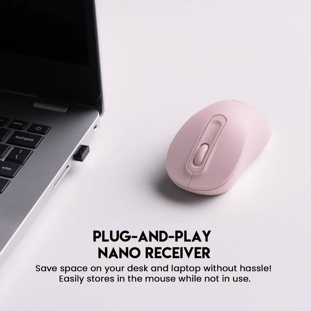 Mouse inalámbrico FANTECH W608 GO Rosa