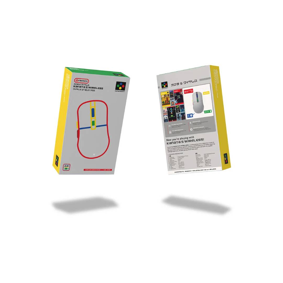 Mouse Inalambrico Kanata S WG9s SNES SuperFamicom Edition