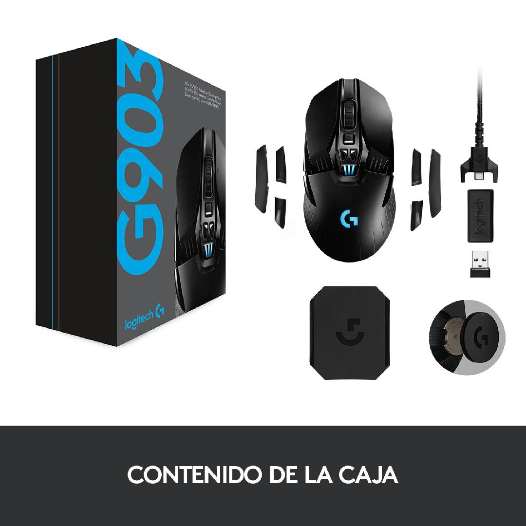 Mouse Gamer Logitech G903 Inalámbrico Lightspeed Hero