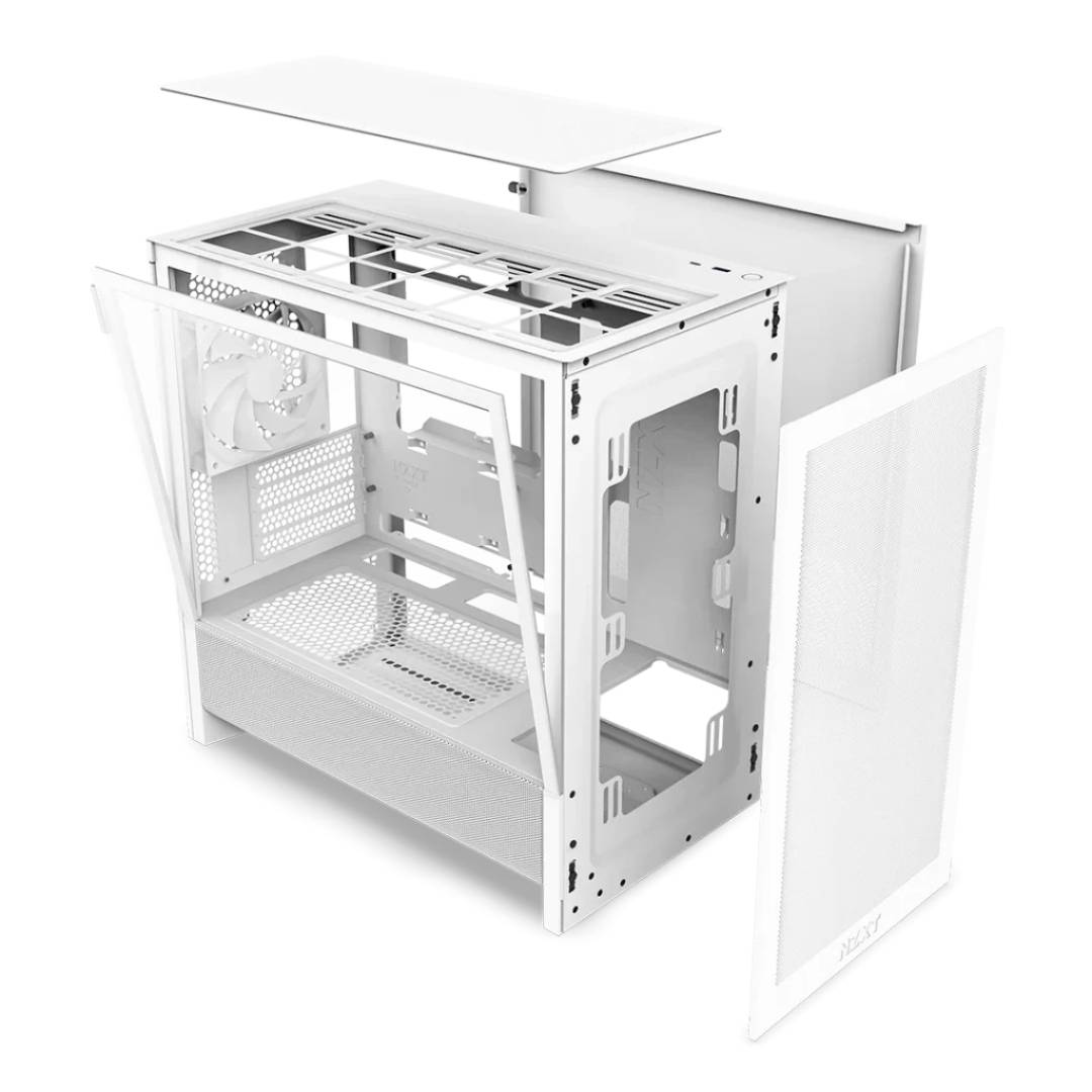 Gabinete NZXT H3 Flow (2025) m-ATX, Mid-Tower, White