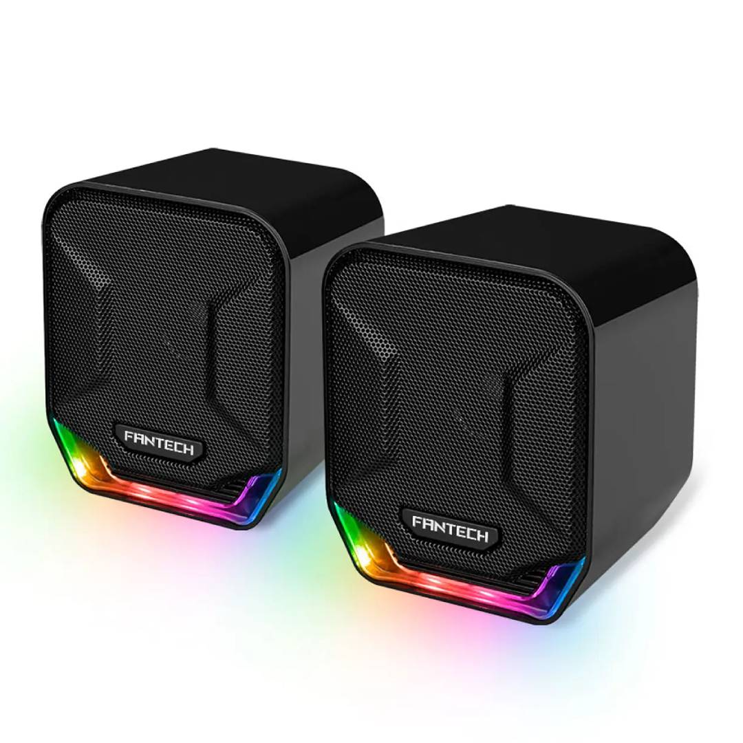 OPEN BOX Parlantes Gamer Fantech GS202 Sonar RGB Black