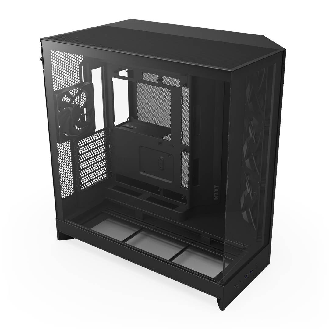 Gabinete NZXT H9 Flow (2025) Dual-Chamber Mid-Tower Black