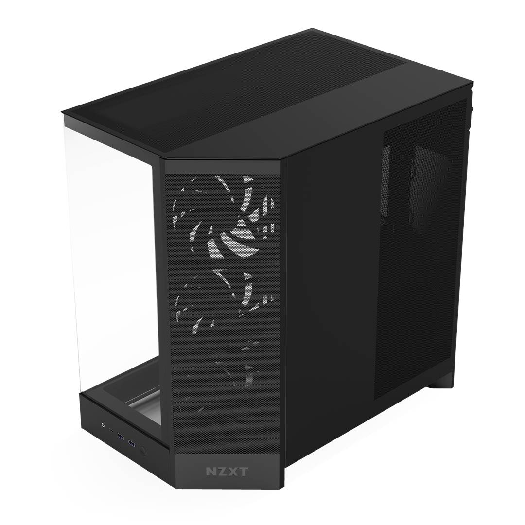 Gabinete NZXT H9 Flow (2025) Dual-Chamber Mid-Tower Black