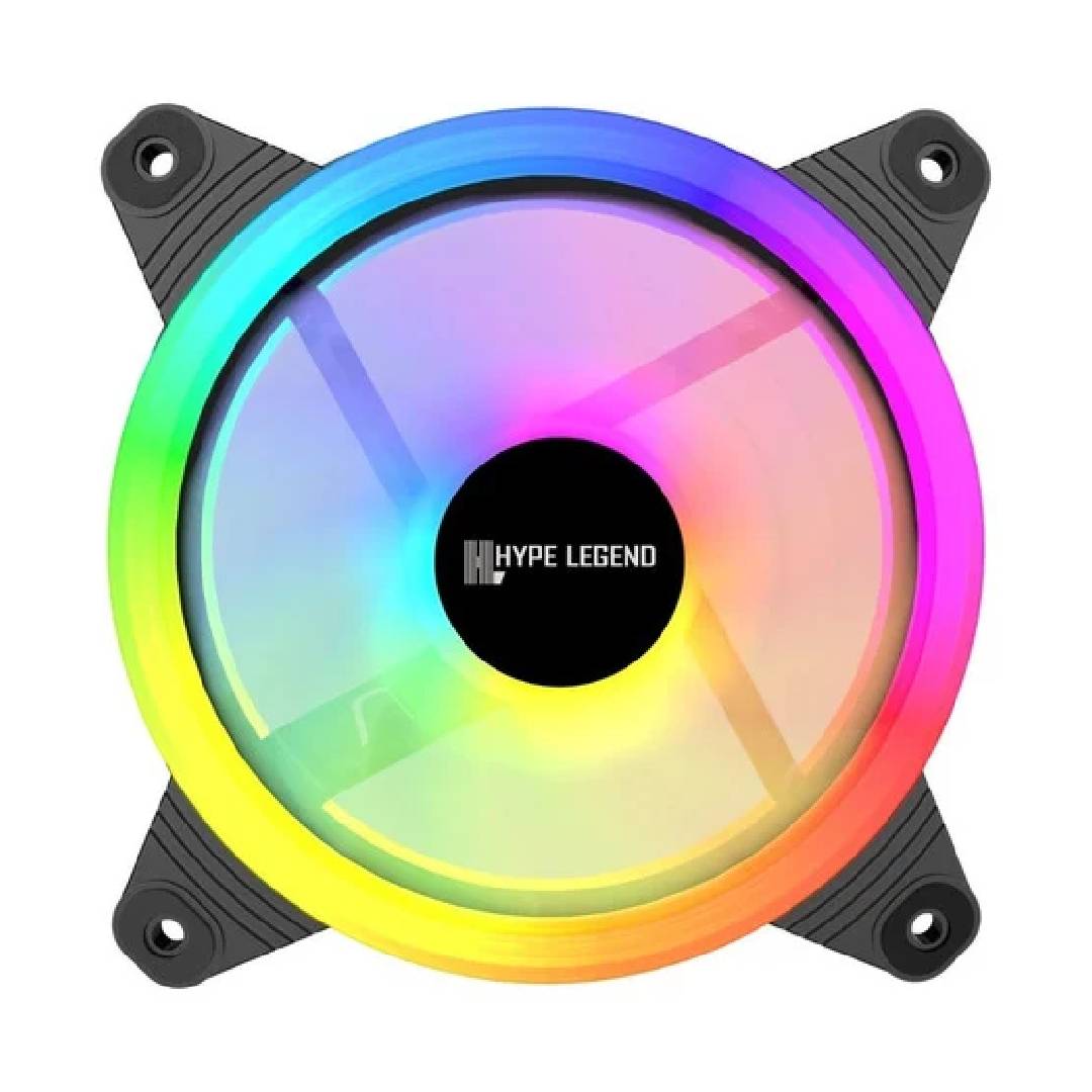Pack 5x Ventiladores Rgb 120mm + Controlador Pf2 Hype Legend