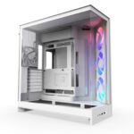 Gabinete NZXT H9 Flow RGB 2025 con Fans RGB y Control White