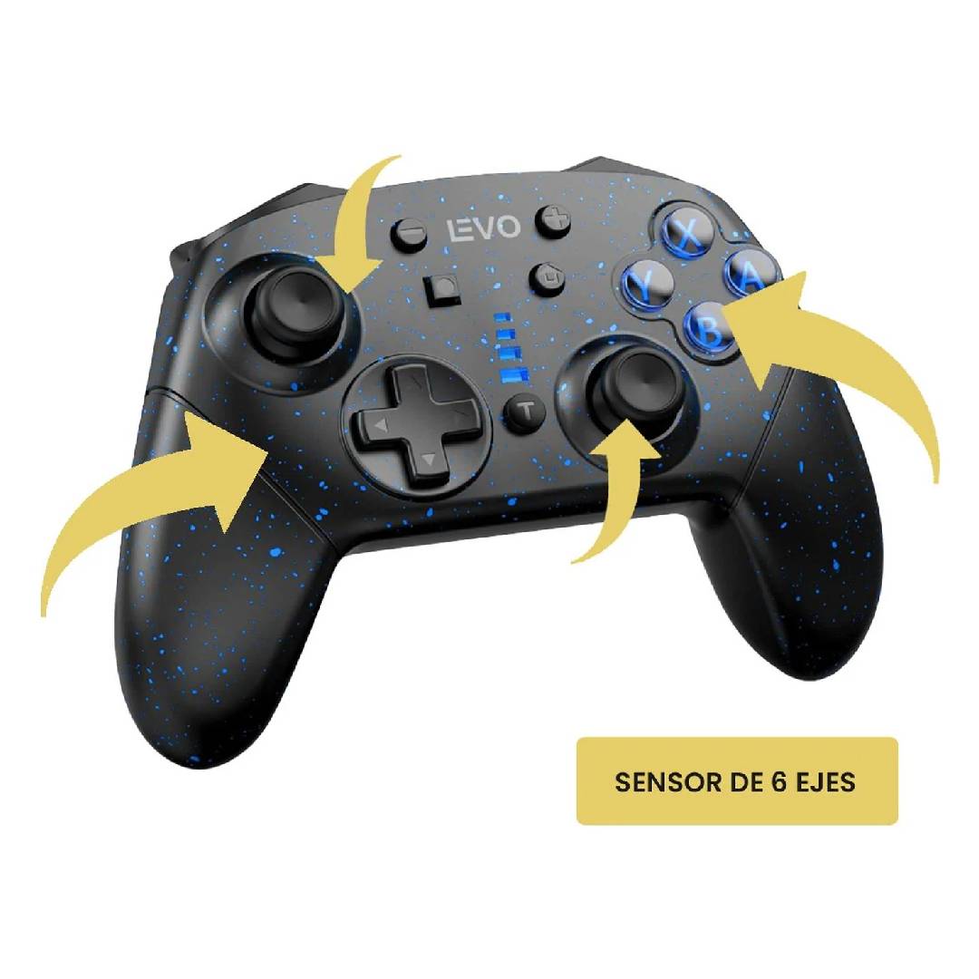 Control Gamer Inalámbrico PC LEVO