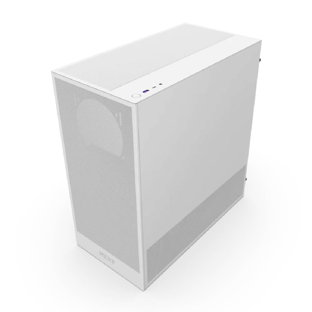 Gabinete NZXT H5 Flow (2024) Compact Mid-Tower ATX White