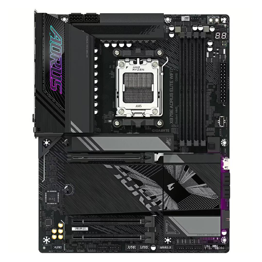 Placa Madre Gigabyte X870E AORUS Elite Wi-Fi7, AM5, DDR5