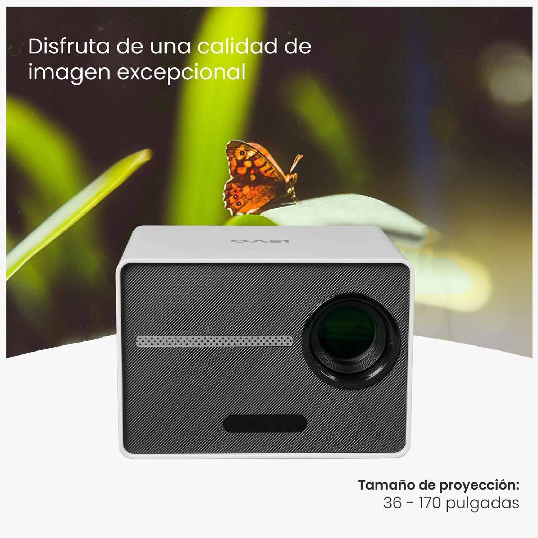 Proyector Portatil LEVO Mini Halo 9000lm Bluetooth HD