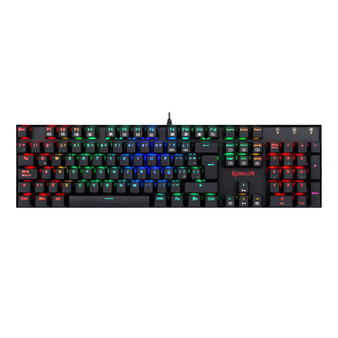 OPEN BOX Teclado Mecánico Redragon Mitra K551 Switch Red RGB