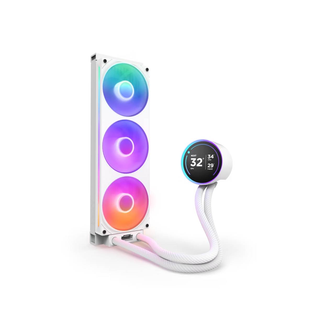 Refrigeración Líquida NZXT Kraken Elite 360 RGB V2 White