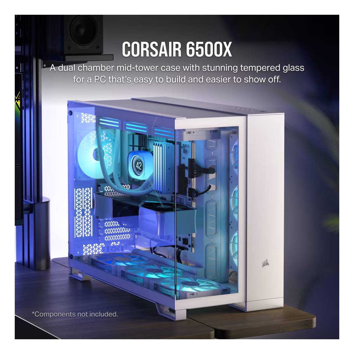 Gabinete Corsair 6500X - Blanco