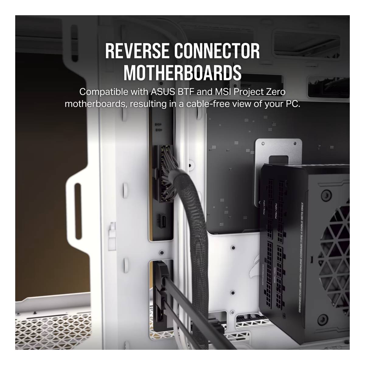 Gabinete Corsair 6500X - Blanco
