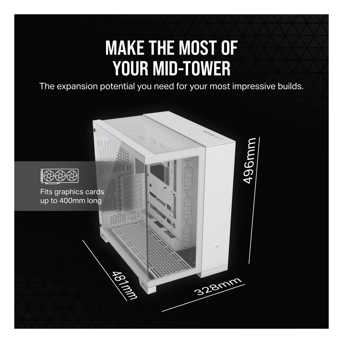 Gabinete Corsair 6500X - Blanco