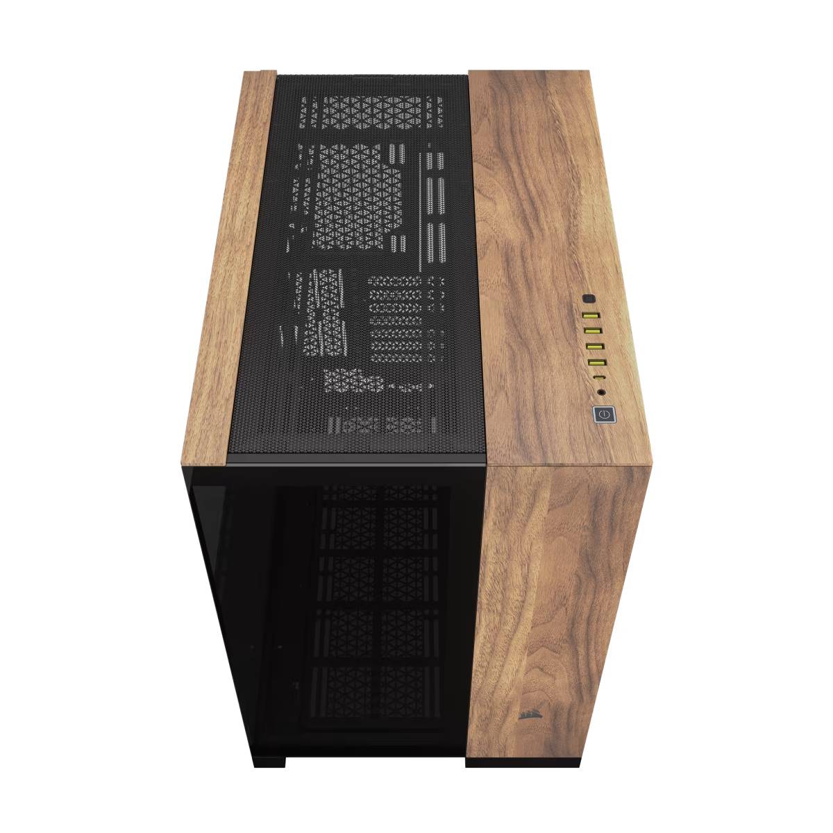 Gabinete Corsair 6500X - Negro-Madera