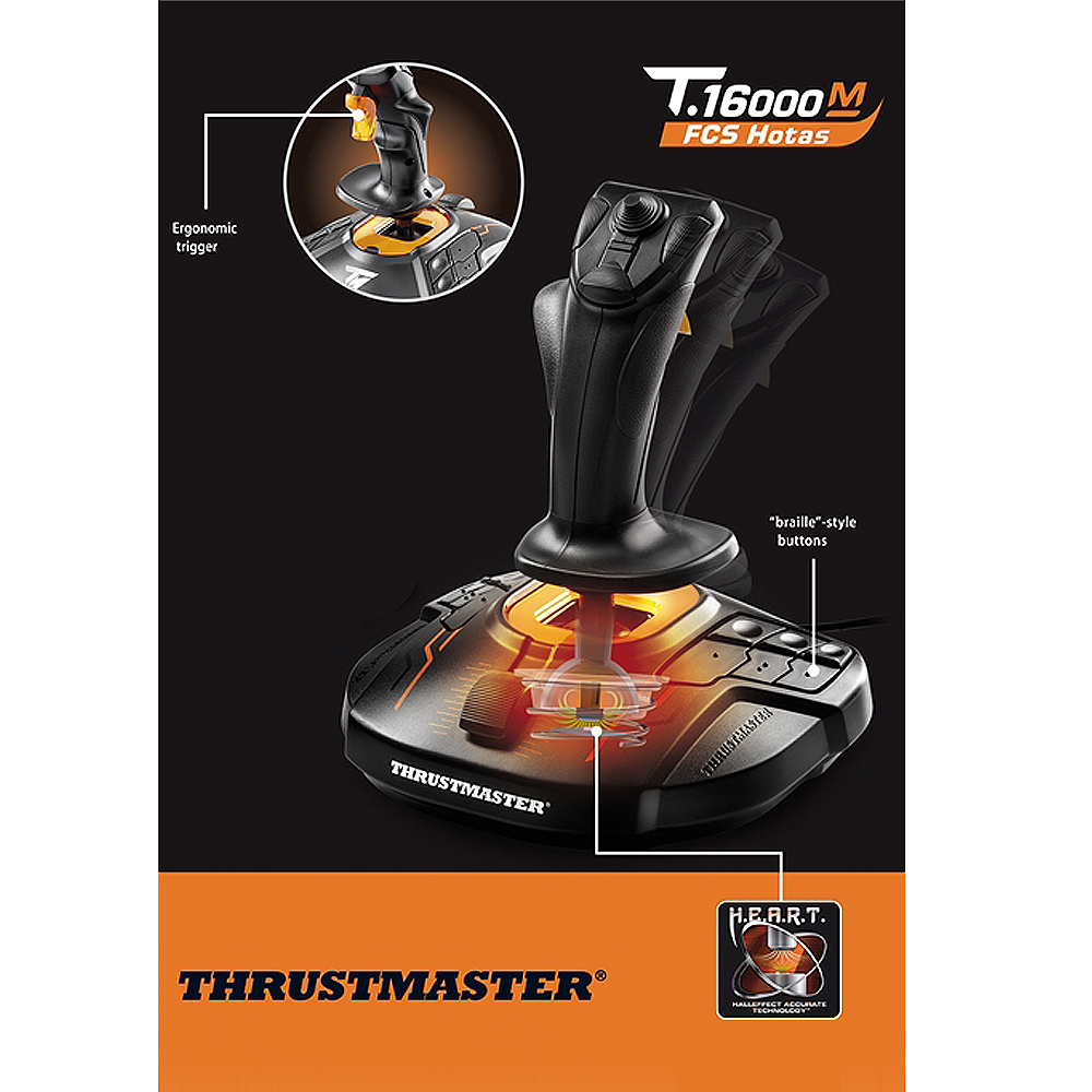 (PREVENTA) Simulador de Vuelo Thrustmaster T16000M FCS