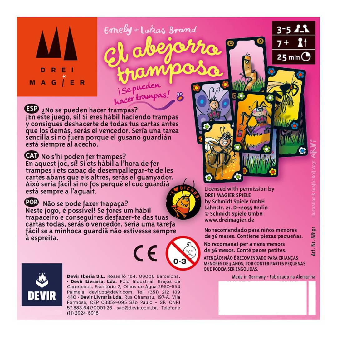 Juego de Mesa El abejorro Tramposo