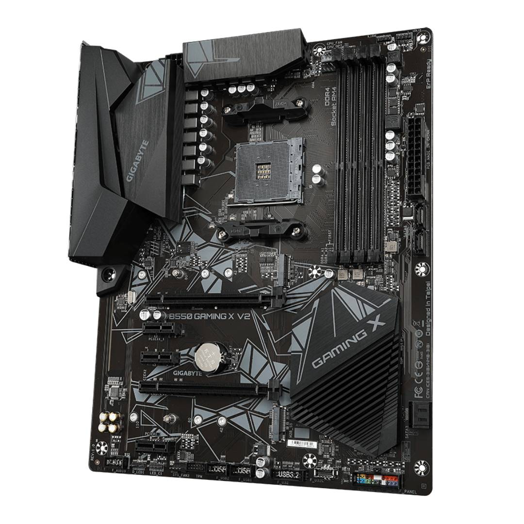 Placa Madre Gigabyte B550 Gaming X V2, ATX, AM4, DDR4