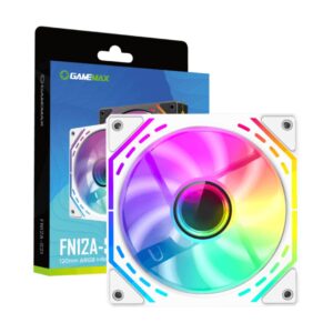 Ventilador Gamemax FN12A-S2I-W, 120mm ARGB Blanco