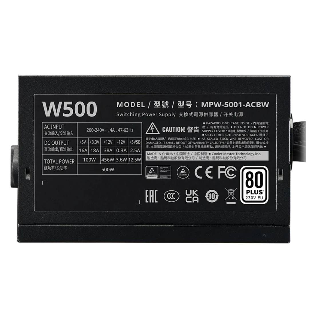 Fuente de Poder Cooler Master Elite Nex W500 500W ATX