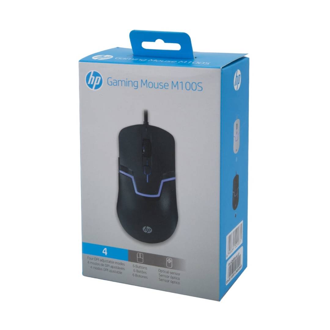 Mouse Cableado HP M100S Negro