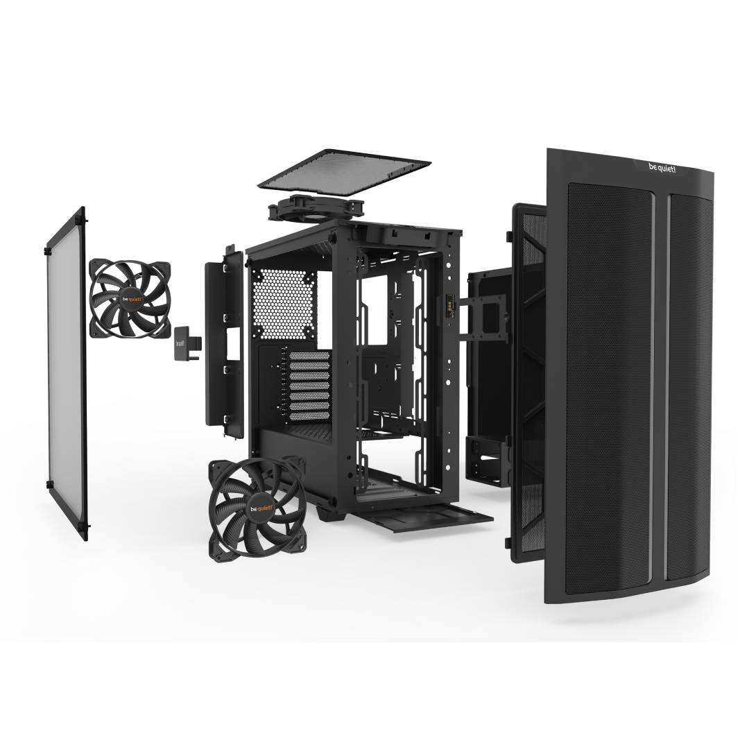 Gabinete be quiet! PURE BASE 500DX Black