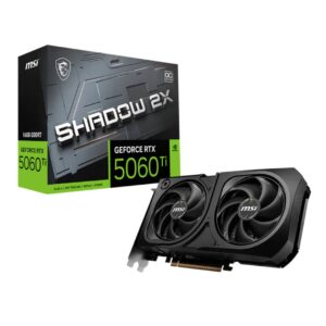 Tarjeta de Video MSI RTX 5060 Ti 16GB Shadow 2X OC PLUS