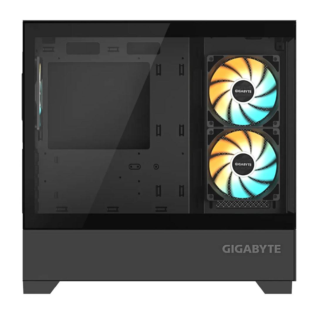 Gabinete Gigabyte C201 Panoramic mATX Vidrio Templado Negro