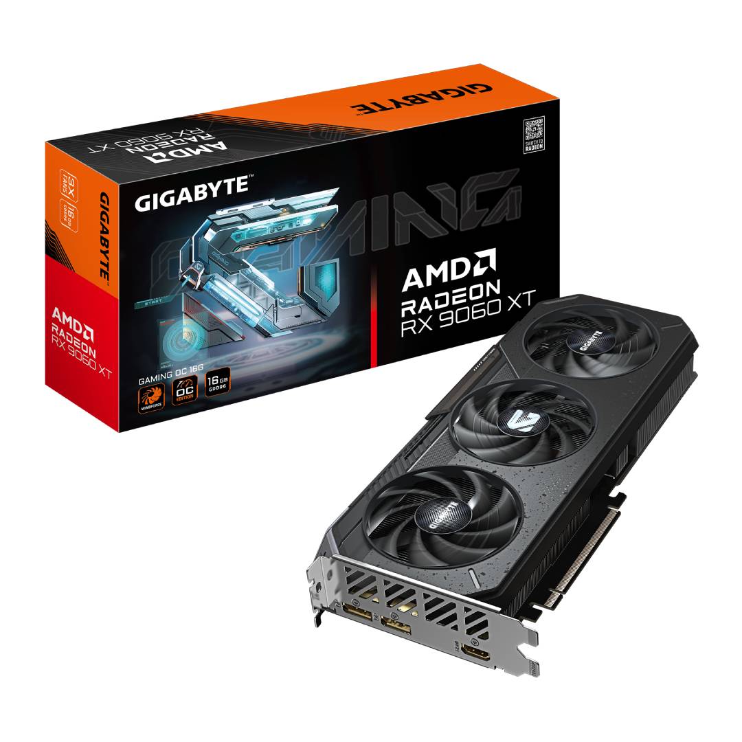 Tarjeta de Video Gigabyte RX 9060 XT GAMING OC 16G GDDR6