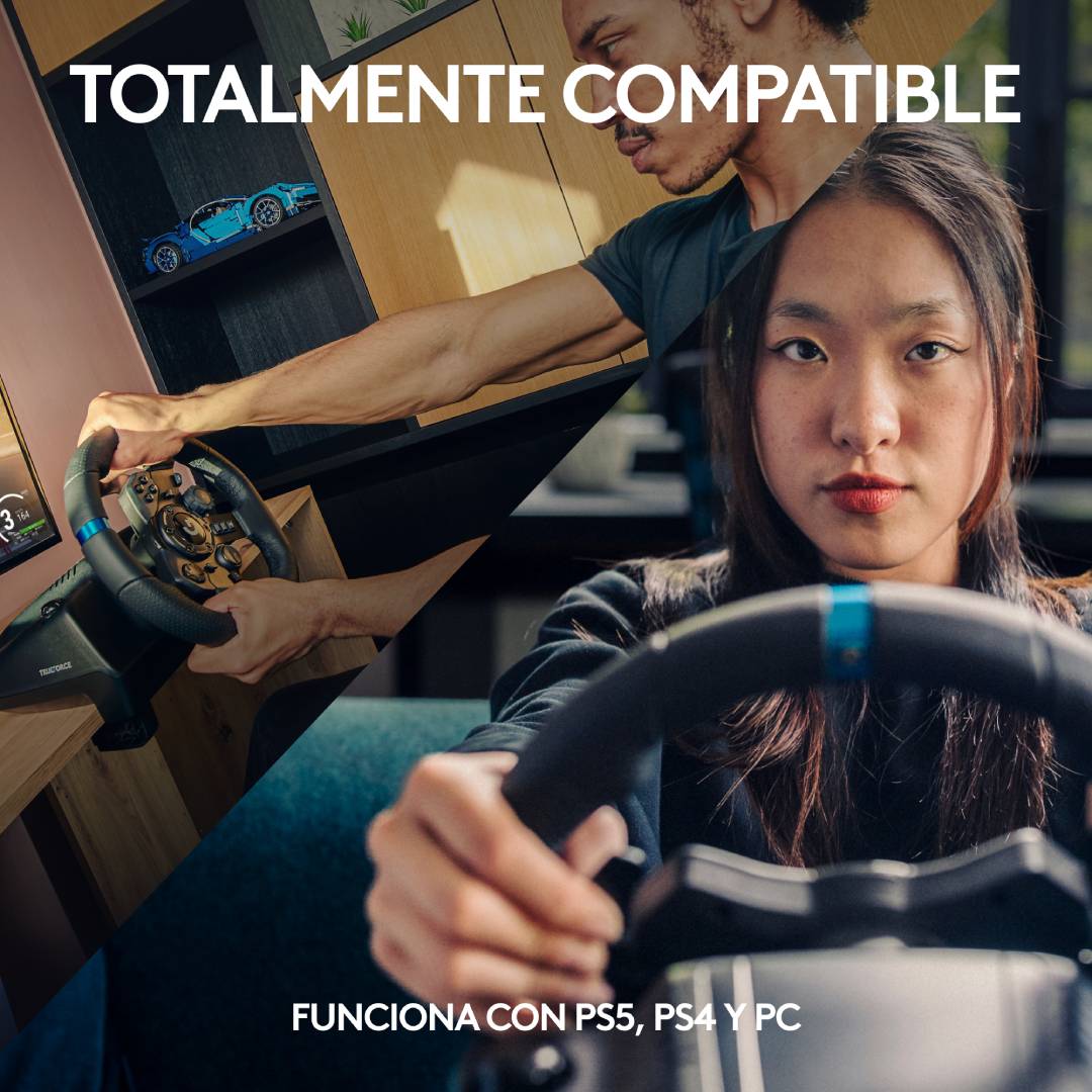 Volante Gamer c/ Pedales Logitech G923 Edición PS4