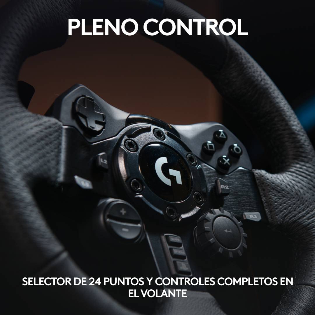 Volante Gamer c/ Pedales Logitech G923 Edición PS4