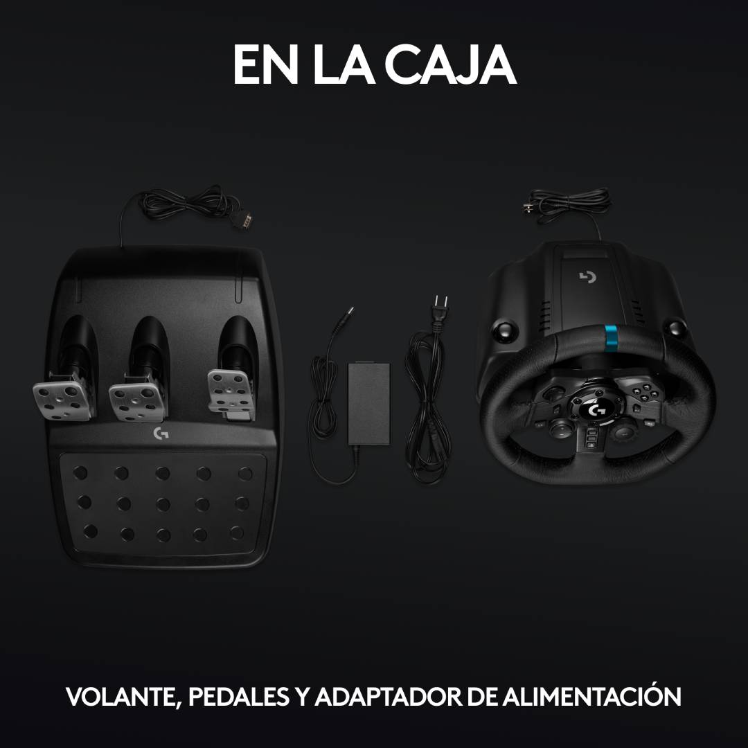 Volante Gamer c/ Pedales Logitech G923 Edición PS4