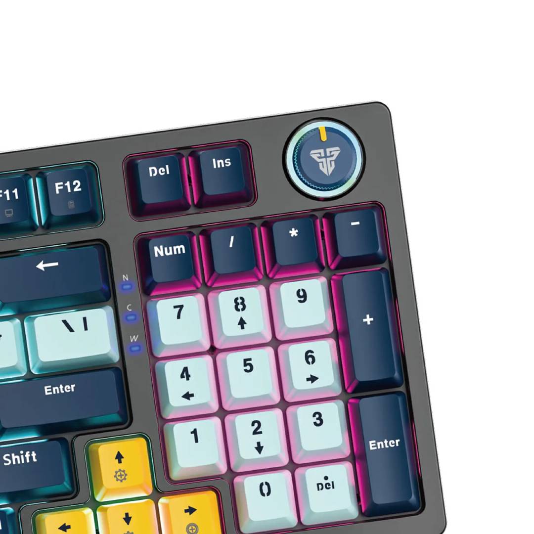Teclado Fantech MK980V2 ATOM96 Mizu Edition Skyblue Sw Red
