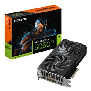 Tarjeta de Video Gigabyte GeForce RTX 5060 Ti WINDFORCE 16GB