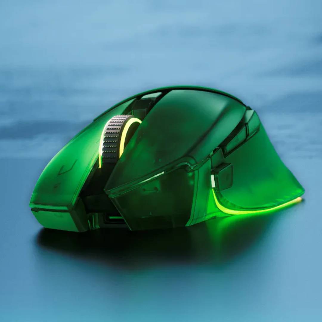 Mouse Gamer Razer Basilisk V3 Pro 35K Phantom Green Edition
