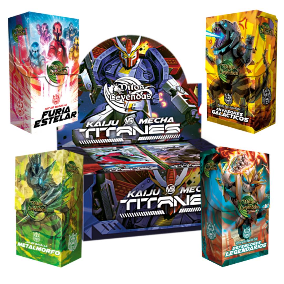 (PREVENTA) Megapack Kaiju vs Mecha: 1 Display + 2 Kits + 2 Mystery