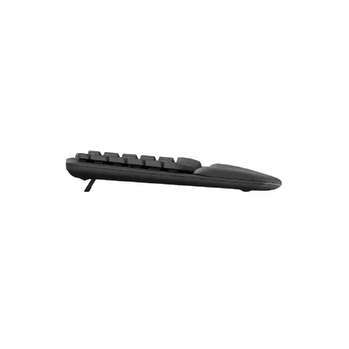Teclado Ergonomico Inalambrico Wave Keys Business Grafito