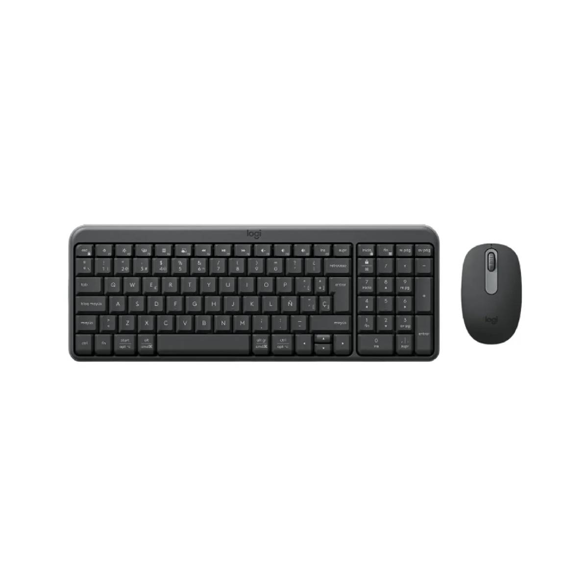 Kit de Teclado y Mouse Logitech MK250 BT Grafito